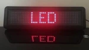 Led Sign 1 Row X 8 Characters – 7 X 40 Indoor