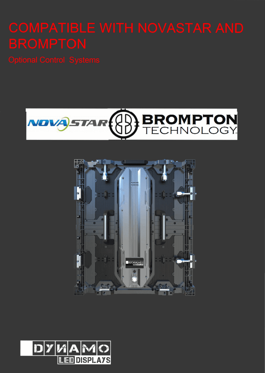 novastar and Brompton compatible led screens